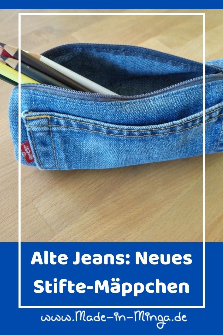 Upcycling alte Jeans Stiftemaeppchen